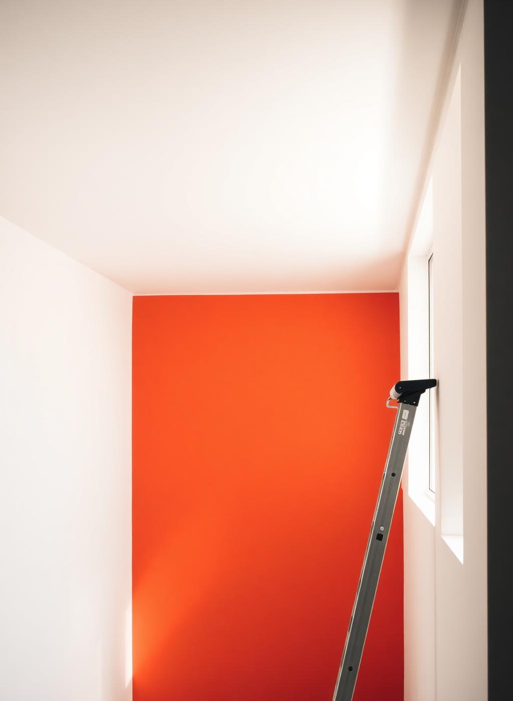 Intérieur fraîchement peint à Saint-Denis